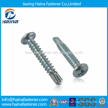 Stock DIN7504 Self Drilling Screws, Round Head Phillips Self Drilling Screws